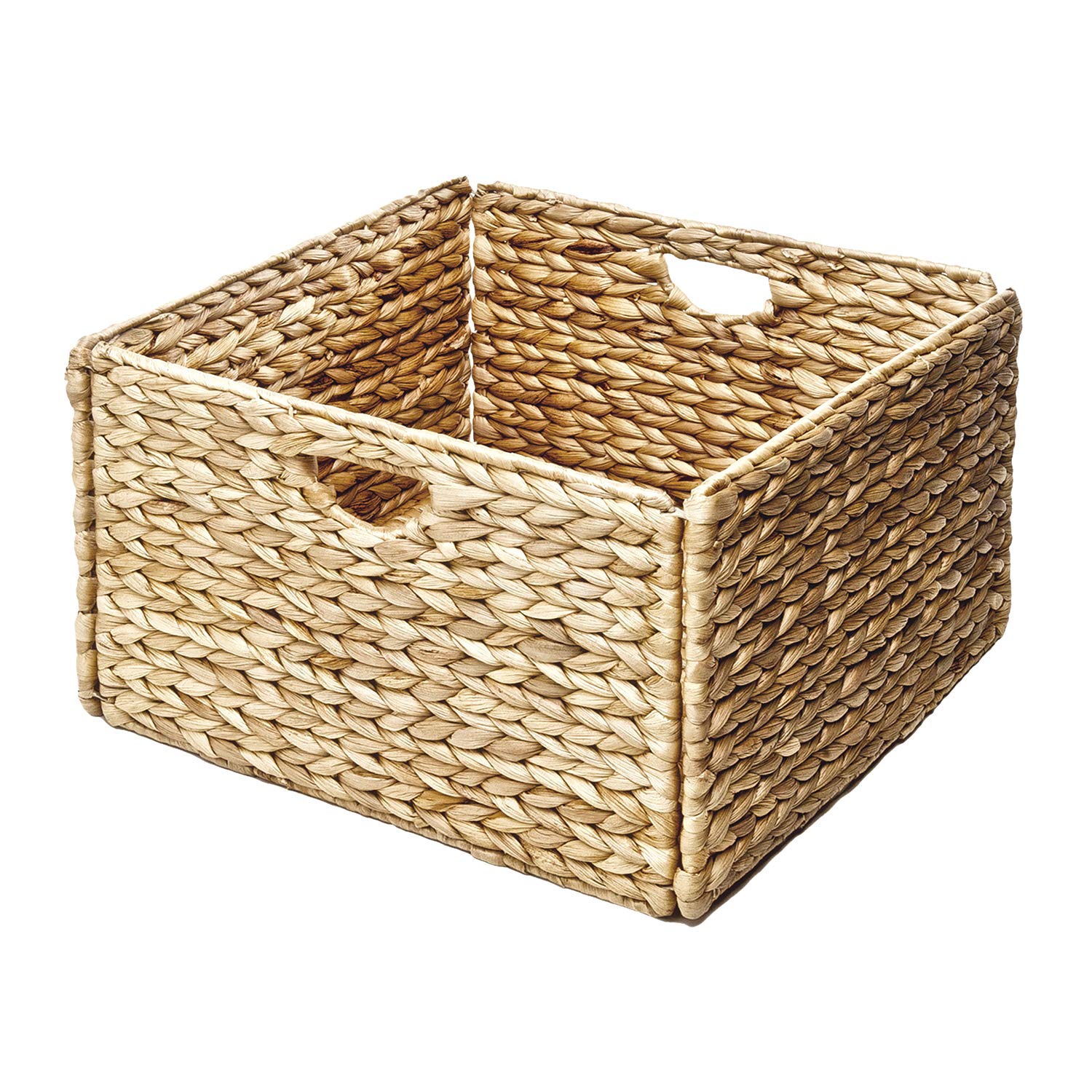 Premium Natural Handwoven Portable Laundry Bin Basket with Carrying Handles, Household Storage for Clothes, Linens