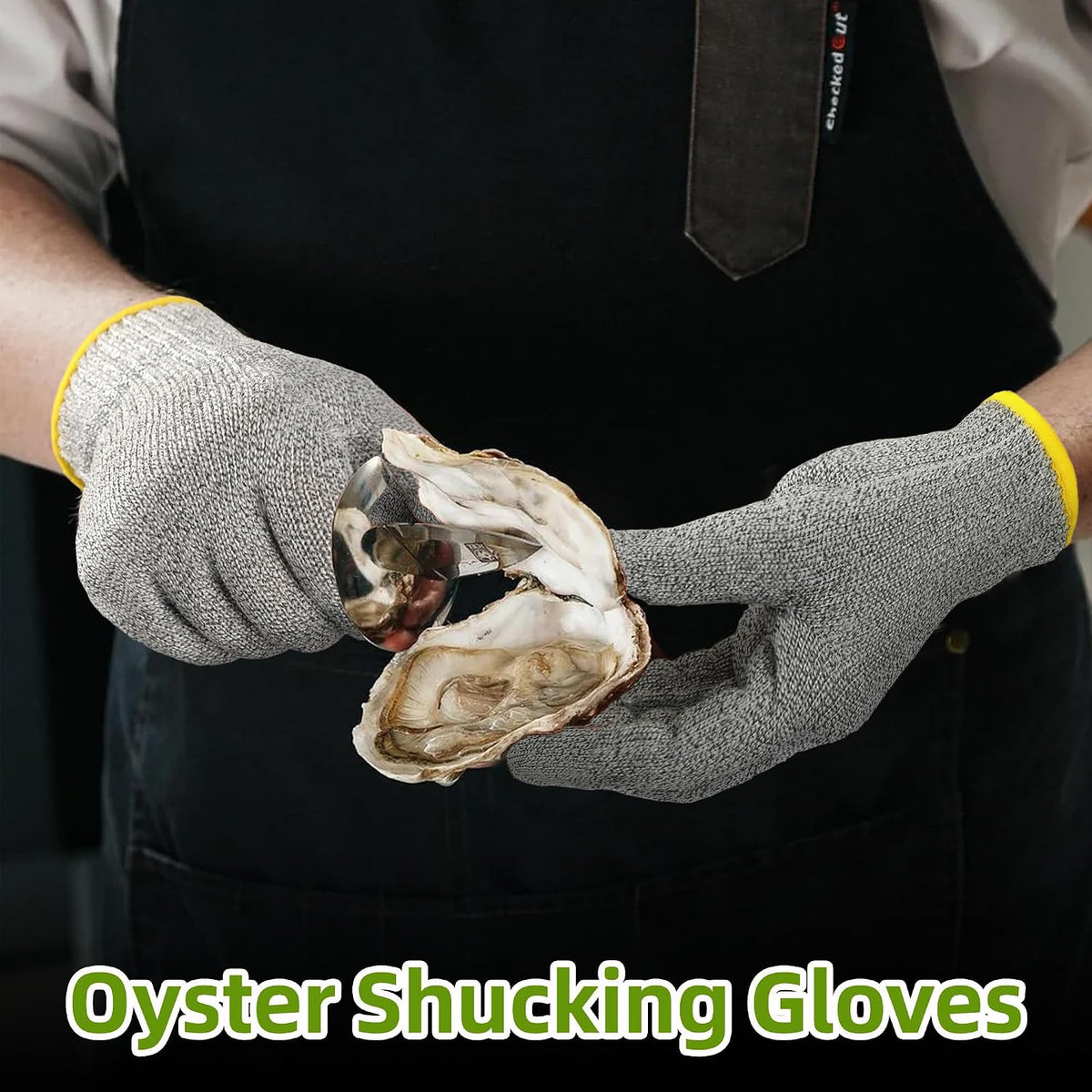 2 Pairs High Level A7 Cut Resistant Gloves,Food Grade, PR1508, L