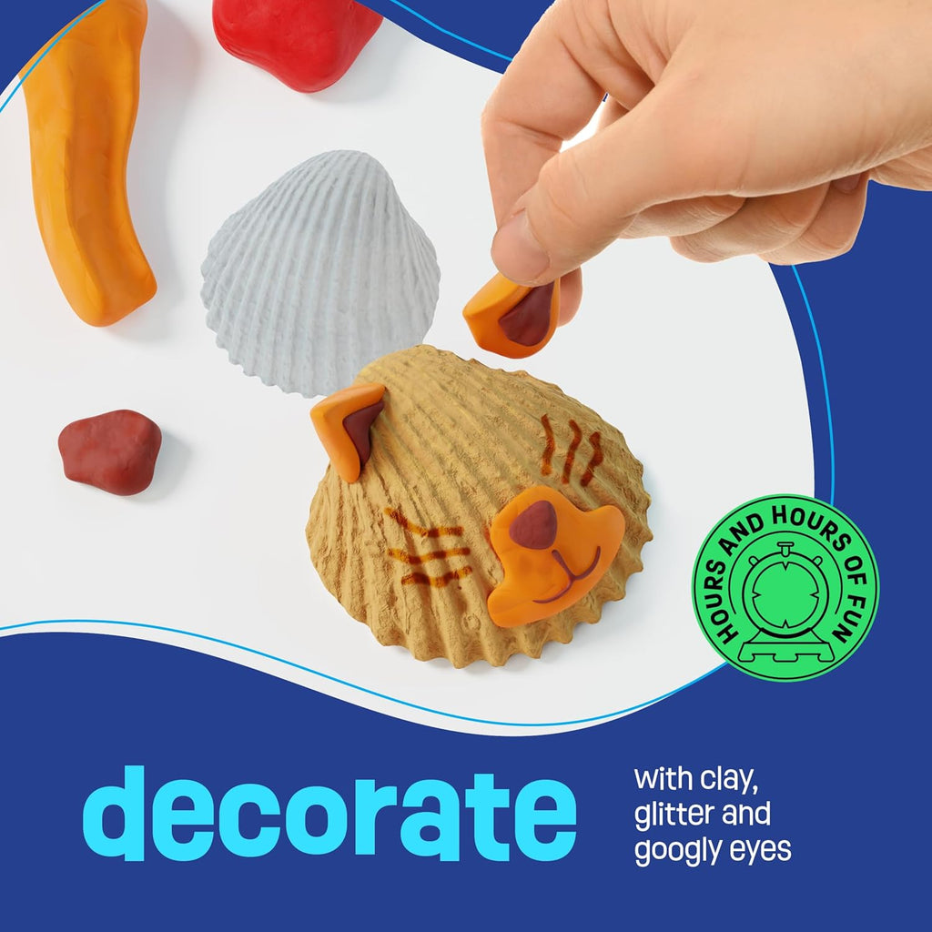 Shell Painting Craft Kit for Kids - Craft Activities Kits - Arts & Crafts | Gifts for Boys and Girls Ages 6-8, 8-12