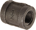 Mueller 521-201HC B & K Coupling Malleable Black Iron 1/4" Fip
