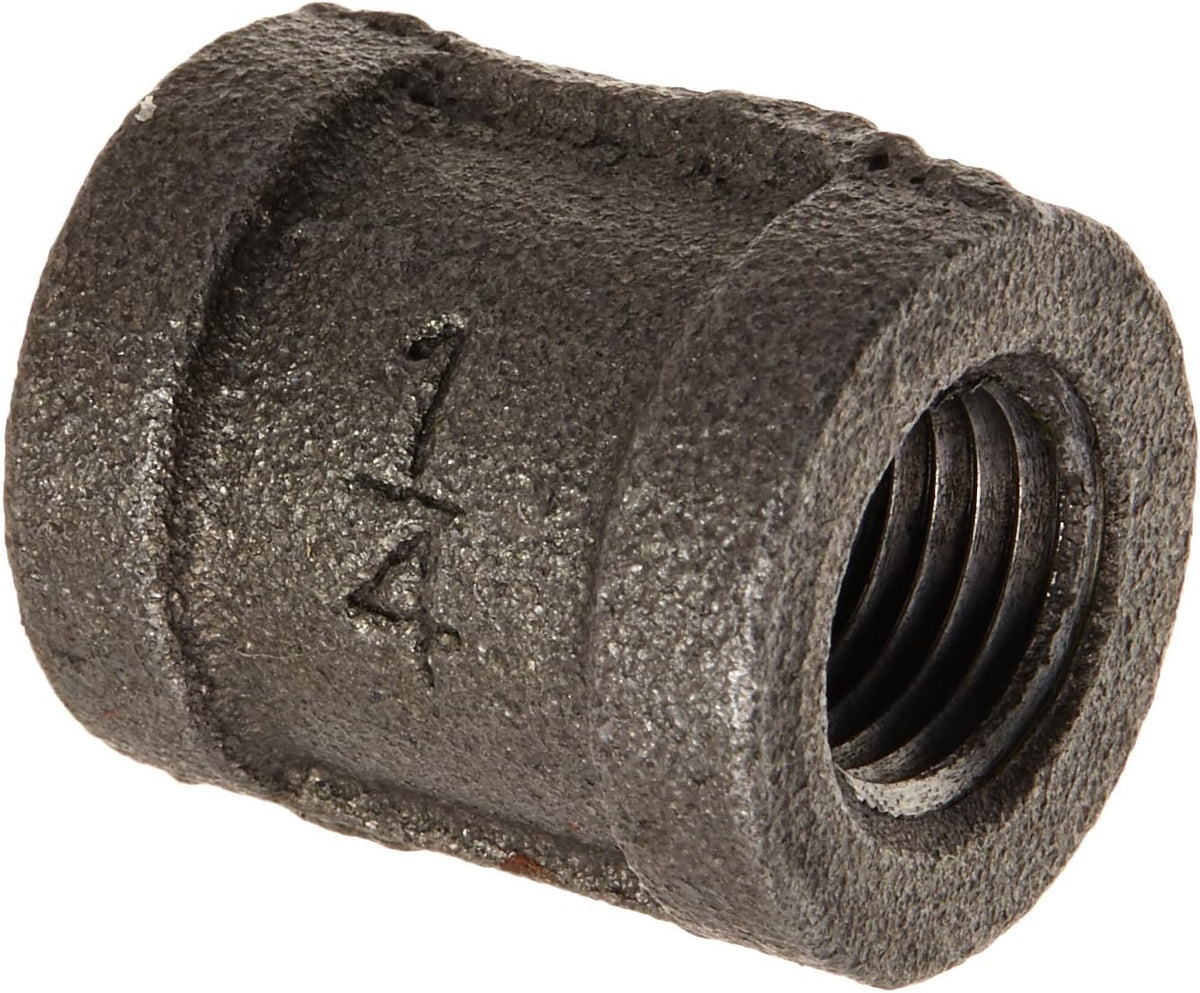 Mueller 521-201HC B & K Coupling Malleable Black Iron 1/4" Fip