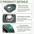 uxcell UCP206-18 Pillow Block Bearings, 1-1/8inch Bore Self Alignment
