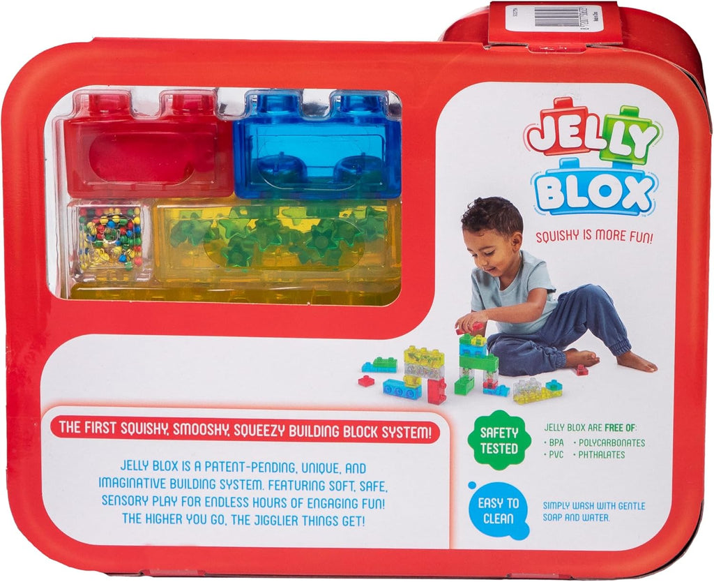 Goliath Jelly Blox Creative Kit | Includes 20 Blocks | Toddler & Preschool Building Blocks Kids Can Squeeze, Stretch