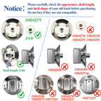 6Pcs 318242275 Burner Control Knob Compatible with Electrolux Range/Cooktop