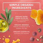 Pink Grapefruit Classic Organic Lip Balm, 4 Pack