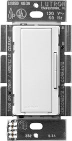 Lutron MSC-AD-SW Maestro 600-Watt Accessory Dimmer Snow