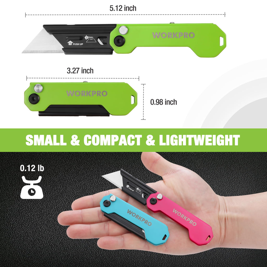 3-Pack Folding Utility Knife