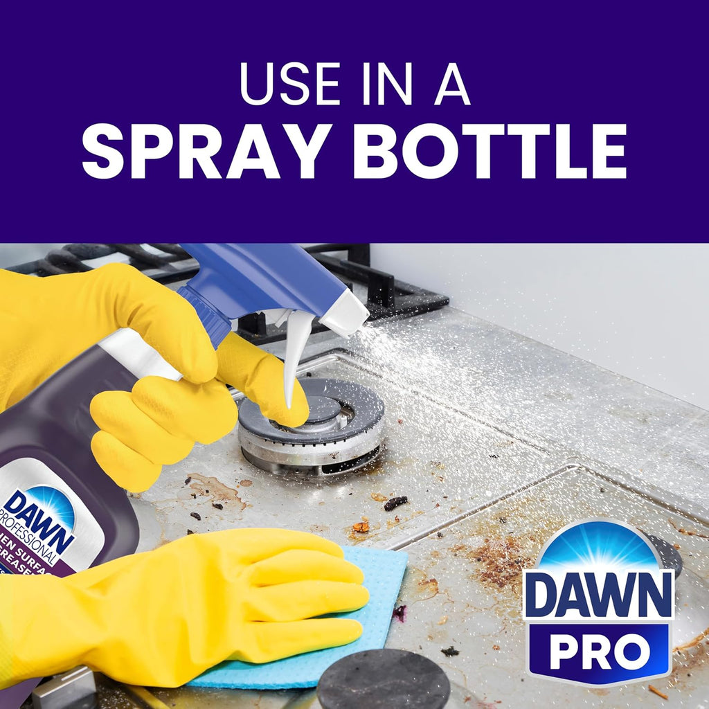 Dawn PRO Kitchen Surface Degreaser Refills, Commercial Use (1 gal, 2 pack)