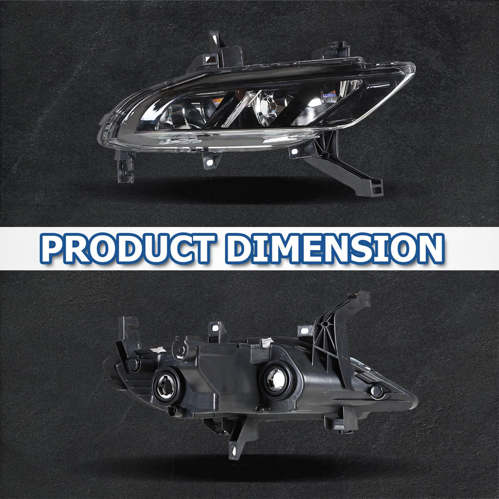 1 Pair Fog Lights Replacement for Maxima 2016-2019
