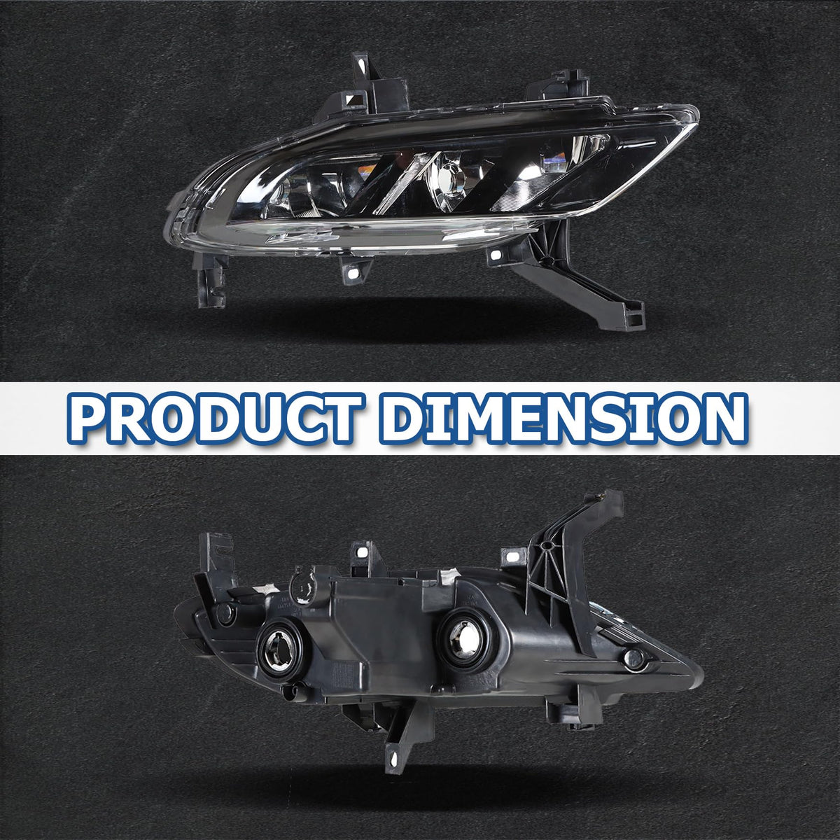 1 Pair Fog Lights Replacement for Maxima 2016-2019