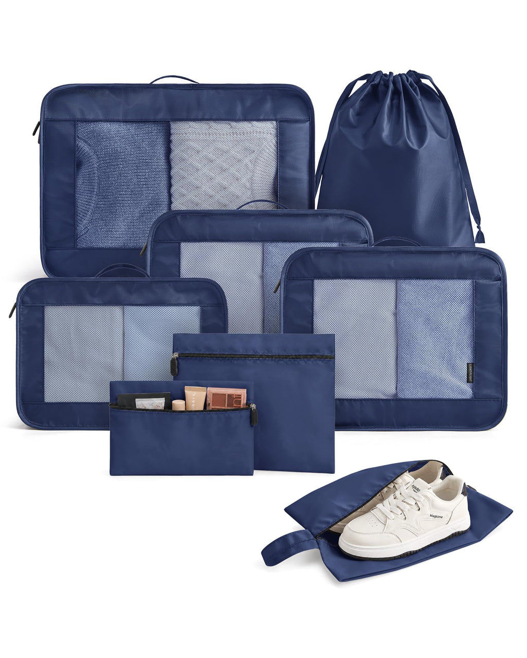 8 Set Packing Cubes for Travel, Cruise Ship Travel Essentials
