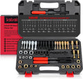 Kolvoii 49-Piece Thread Chaser Set, Metric, UNC & UNF Thread Repair Kit