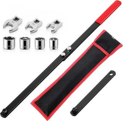 Universal Serpentine Belt Tool Kit, Tensioner Wrench(Red)