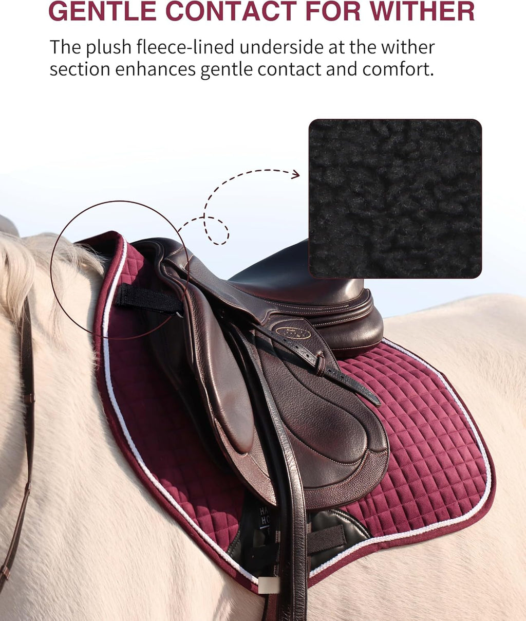 Close Contact Horse Saddle Pad, Jumping Saddle Pad
