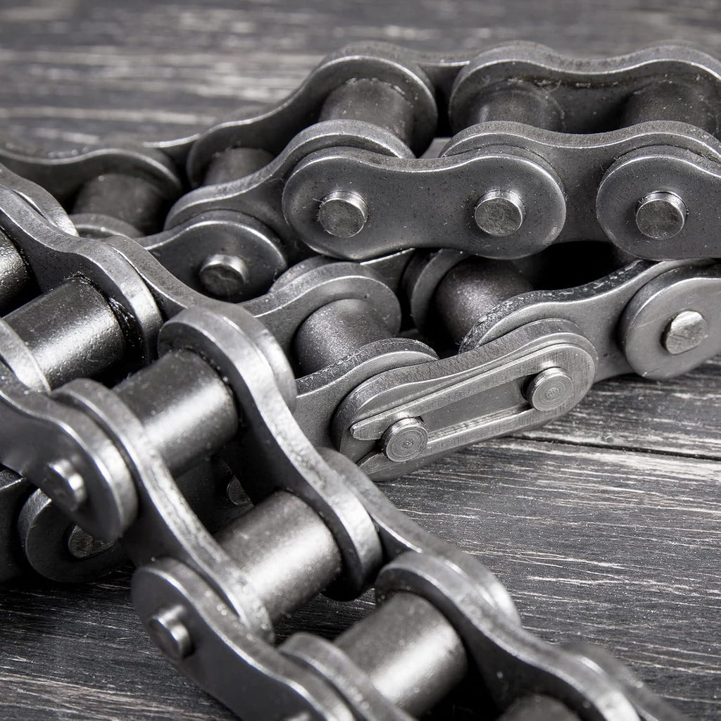 uxcell 4Pcs #25 Chain Master Connector Link Roller 1/4" Pitch Stainless Steel Standard Connecting Split Links for 04C Chain