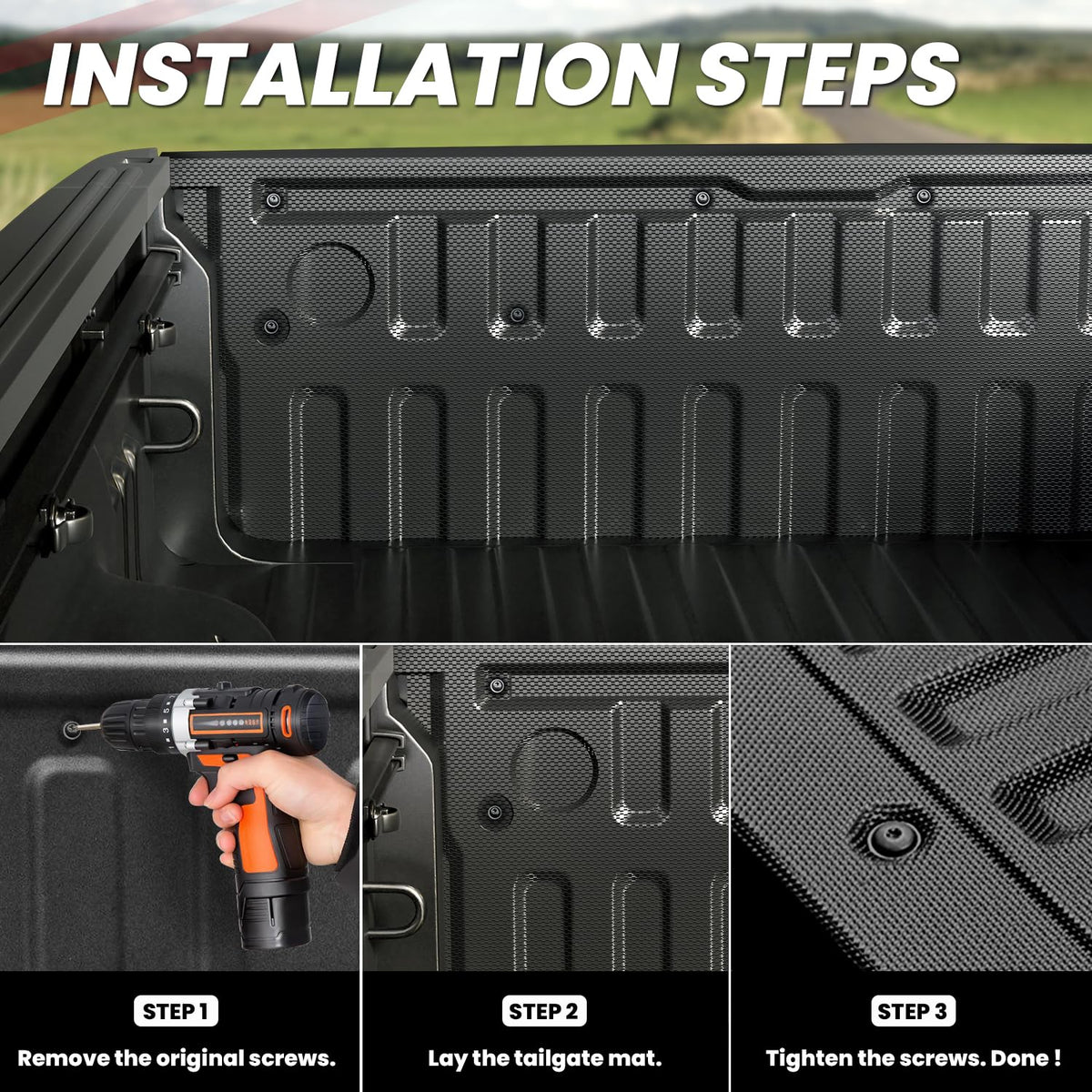 Tailgate Mat for RAM 1500 Standard Tailgate 2019-2026 2027