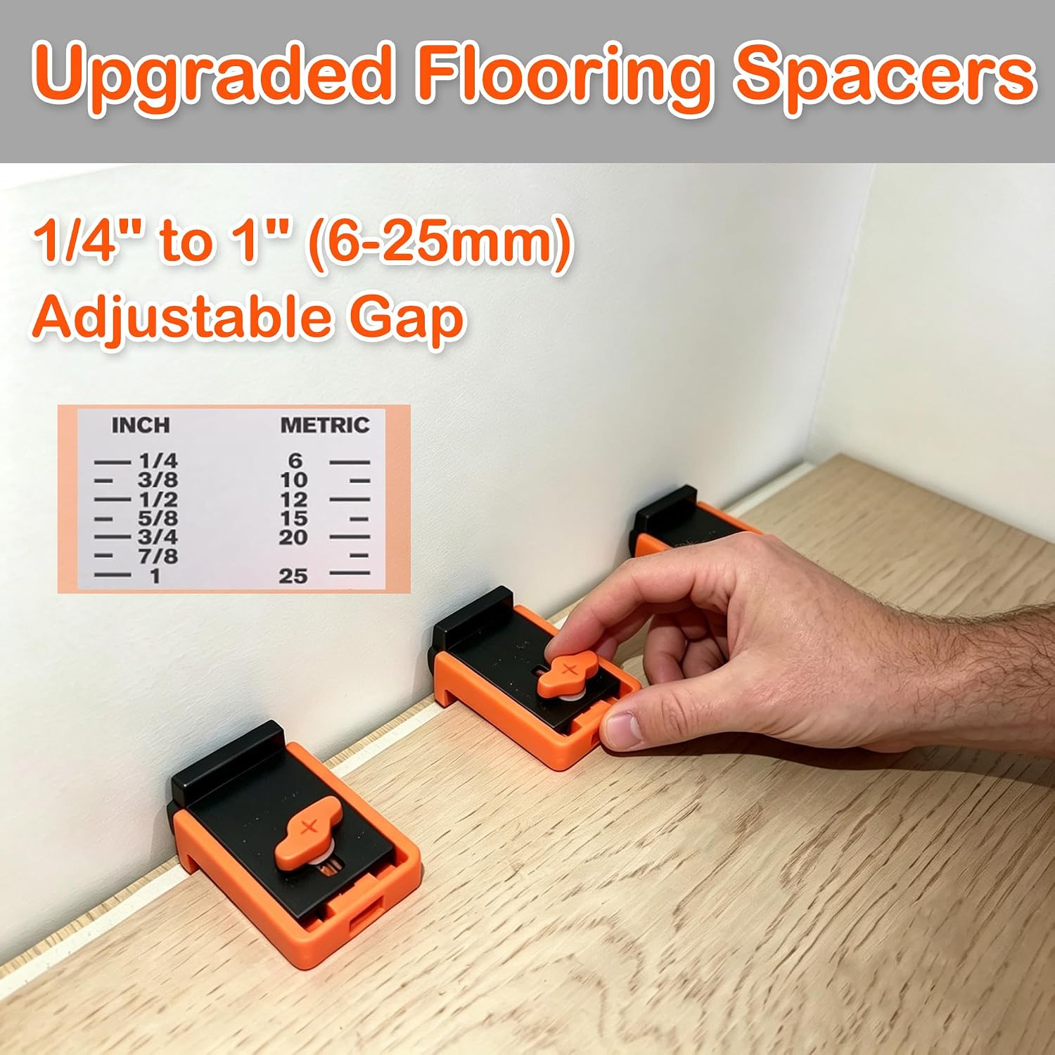 Laminate Flooring Tools,Pull Bar, Double-Faced Mallet,Tapping Block with Handle,Flooring Spacers,Professional