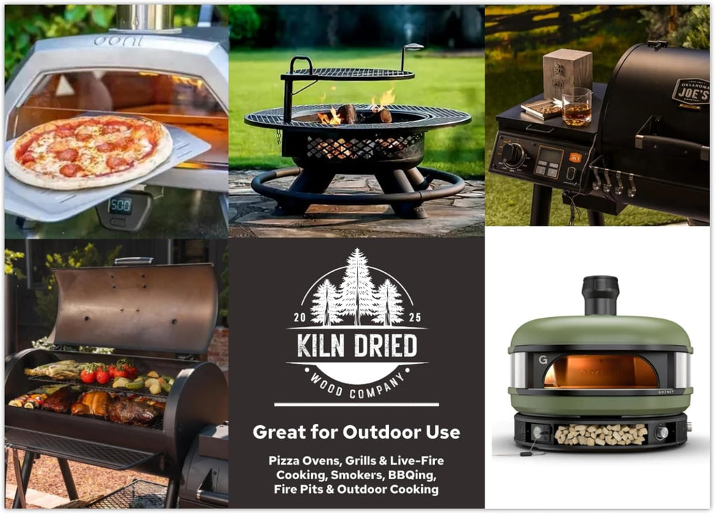 6” Oak Mini Splits – Premium Cooking Wood for Pizza Ovens, Smoker/Grill & Live-Fire Cooking. USDA Compliant