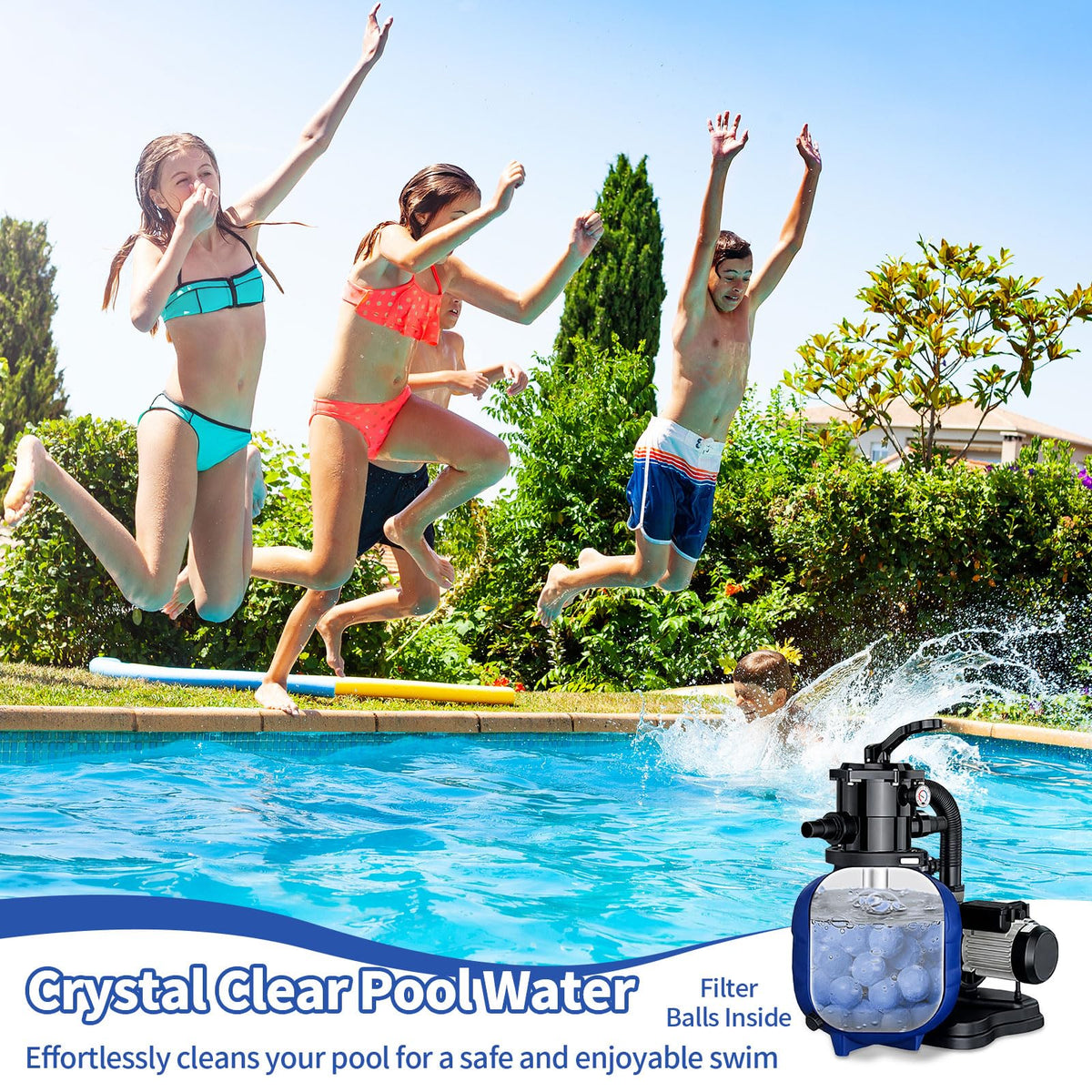 5.5LB Pool Filter Balls for Sand Filter Above Ground Inground Swimming Pool