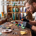 Professional Stained Glass Soldering Kit, Lead-Free Solder Wire