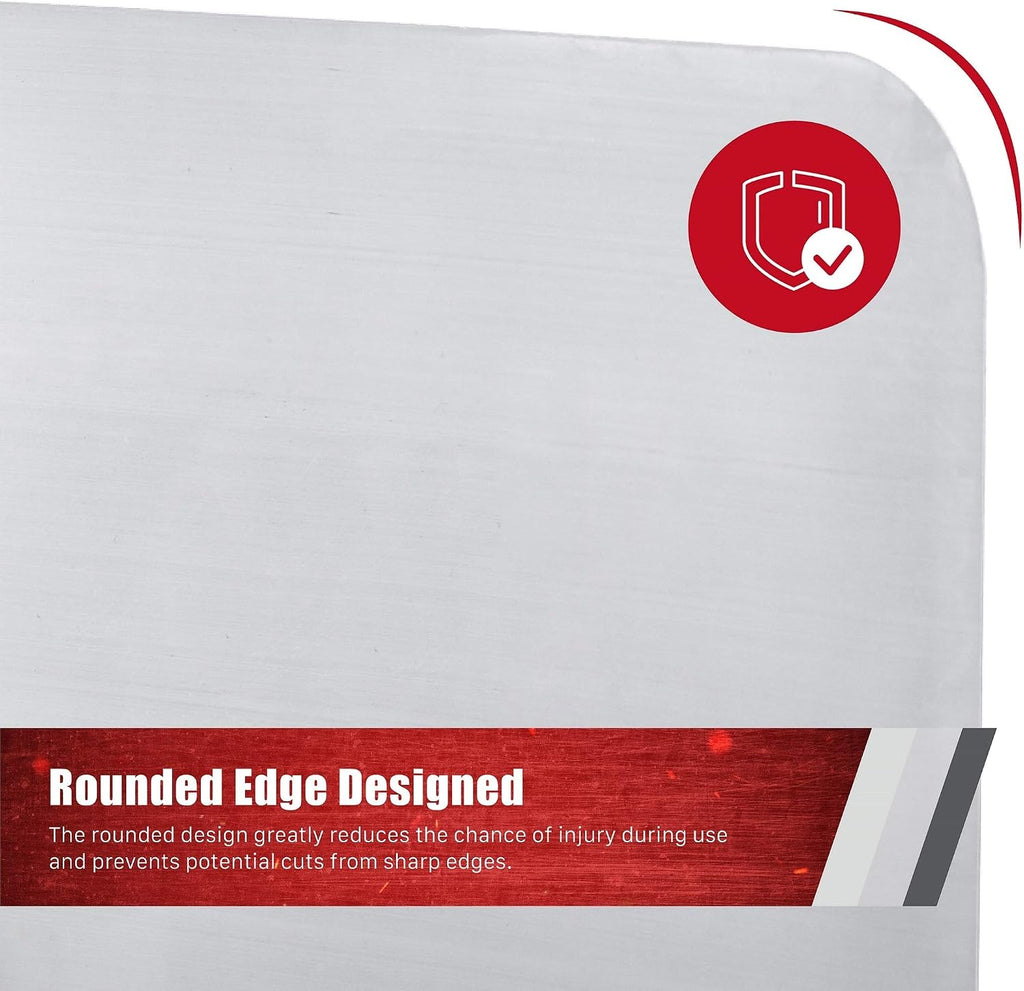 Stainless Steel Sink Splash Guard - 17" x 12" Wall Mount Commercial Kitchen Shield - Kitchen Safety & Hygiene Cooking