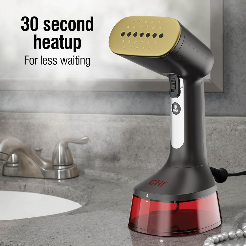 Handheld Garment Steamer for Clothes, 1600 Watts, 10" Cord | 20-Minute Steam Time, 300ml Water Tank, 2 Steam Modes