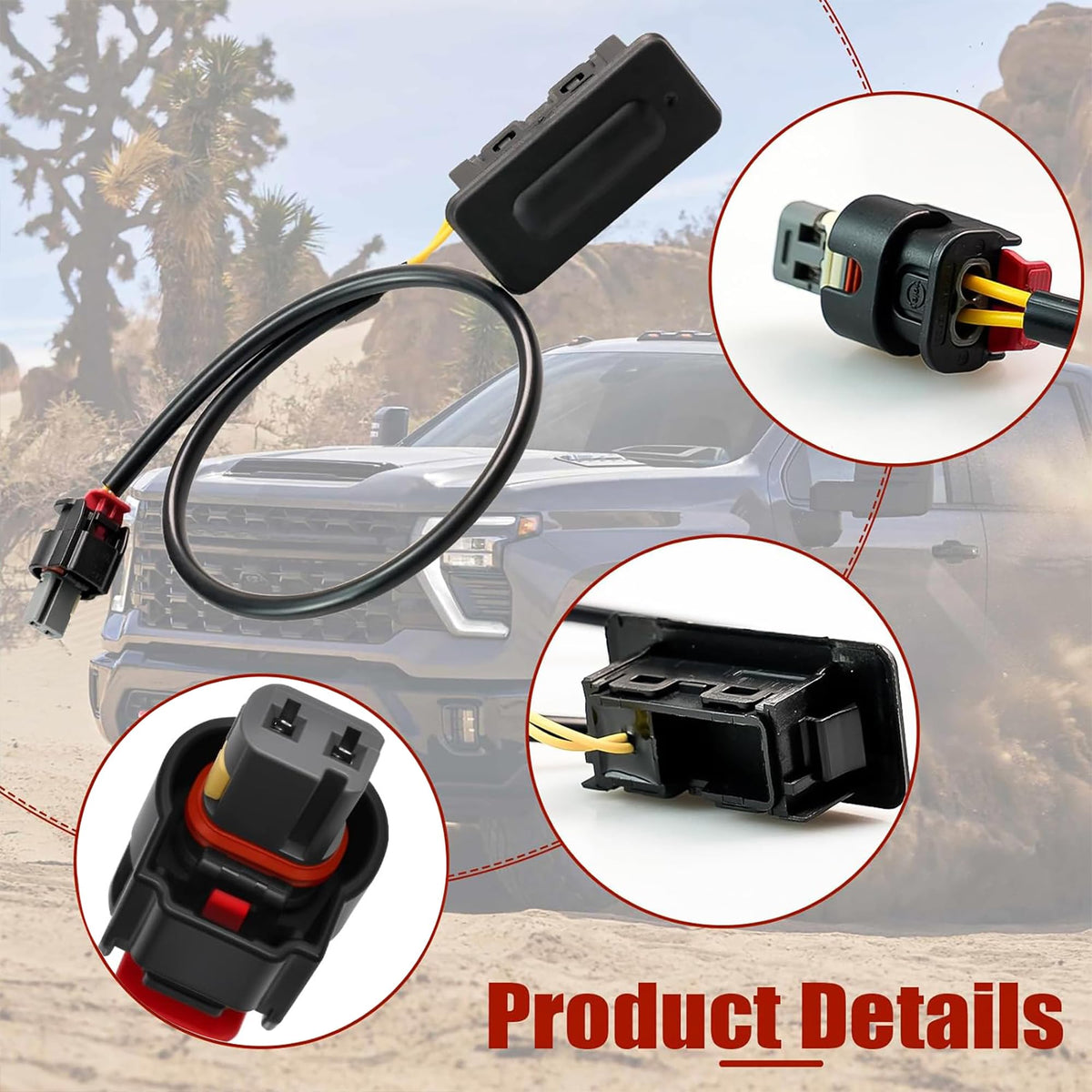 Trunk Tailgate Liftgate Release Switch Fits for Chevy Silverado GMC Sierra