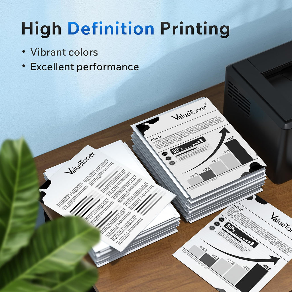 Compatible Toner Cartridges for HP 79A CF279A 4-Pack Replacement