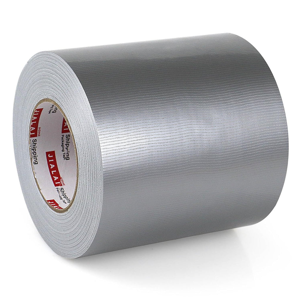 Duct Tape 6" Wide, 6 inch Wide Duct Tape Heavy Duty Waterproof 55 Yards (164 ft) Silver, UV Resistant for Crafts
