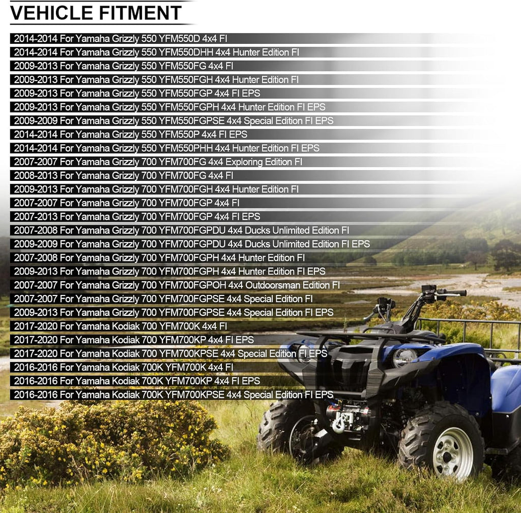 Front Passenger Driver Side CV Axles For 2007-2013 For Yamaha Grizzly 700