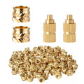 100PCS M3x3x4mm Heat Set Inserts Kit with 2PCS M3 Heatset Adapters