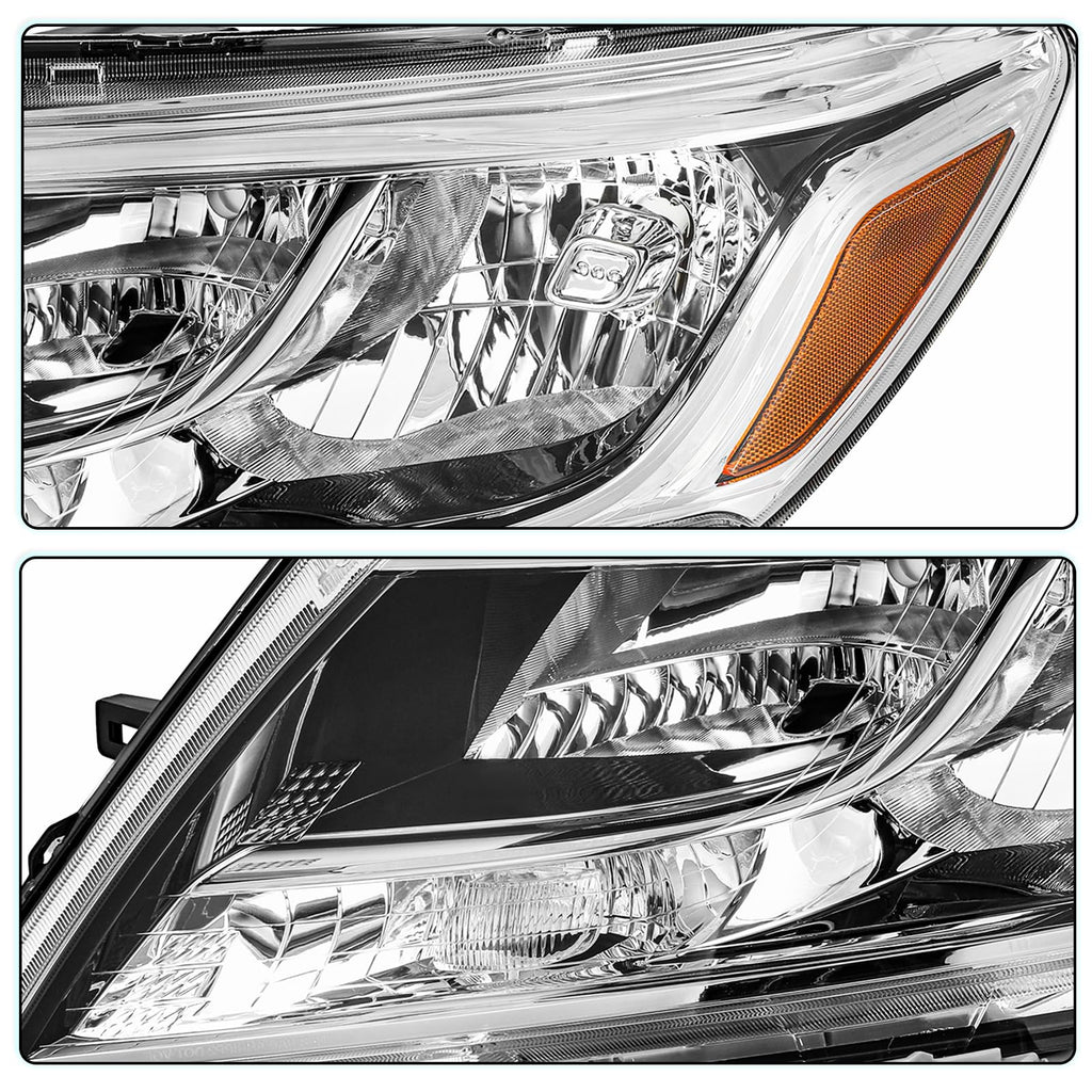 Halogen Headlights Assembly Fit for 2013-2016 Nissan Pathfinder