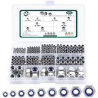 Metric Lock Nut Assortment Kit, 530PCS Nylon Insert Lock Nuts Set