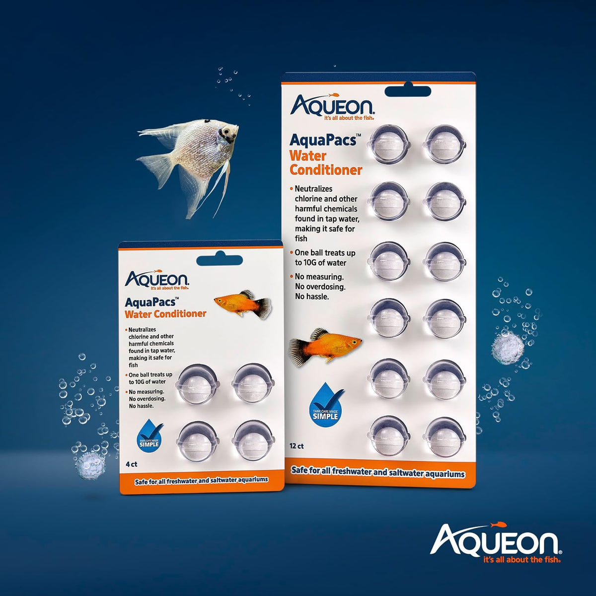 AquaPacs Water Conditioner 12 Pack, 10 Gallon