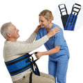 Transfer Sling, Upgraded with Metal Buckle, 6 Reinforced Straps with Hand Grips, Lift & Standing Aid for Caregivers