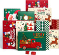 12 Christmas Gift Boxes with Lids, Holiday Present Boxes for Shirts
