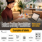 USB Shipping Label Printer for Mac & Windows, Compatible with USPS, UPS, FedEx, Amazon, & More, Commercial Grade