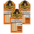 Removable Mounting Putty Reusable & Repositionable Adhesive 84 Count Pre-Cut Squares (Pack of 3) Holds 2 lbs Back to