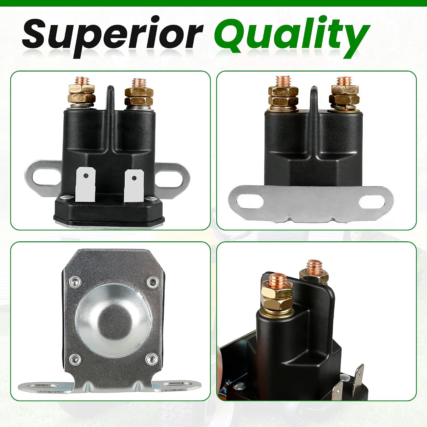 12V Starter Solenoid Relay Compatible with John Deere, for 862-1211-211-16 | Compatible with Cub Cadet MTD Troy-Bilt