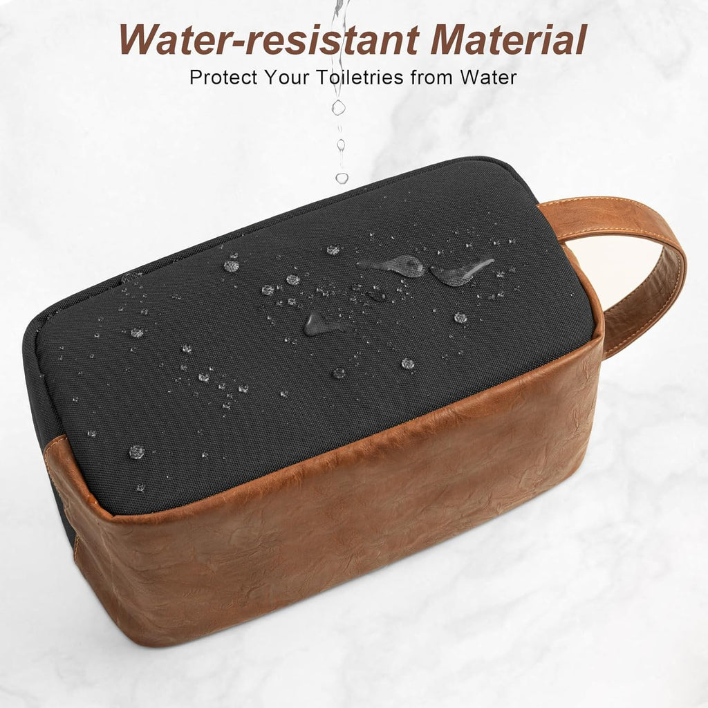 Travel Toiletry Bag for Men, Hanging Toiletry Organizer, Water Resistant Shaving Kit with Large Capacity for Travel