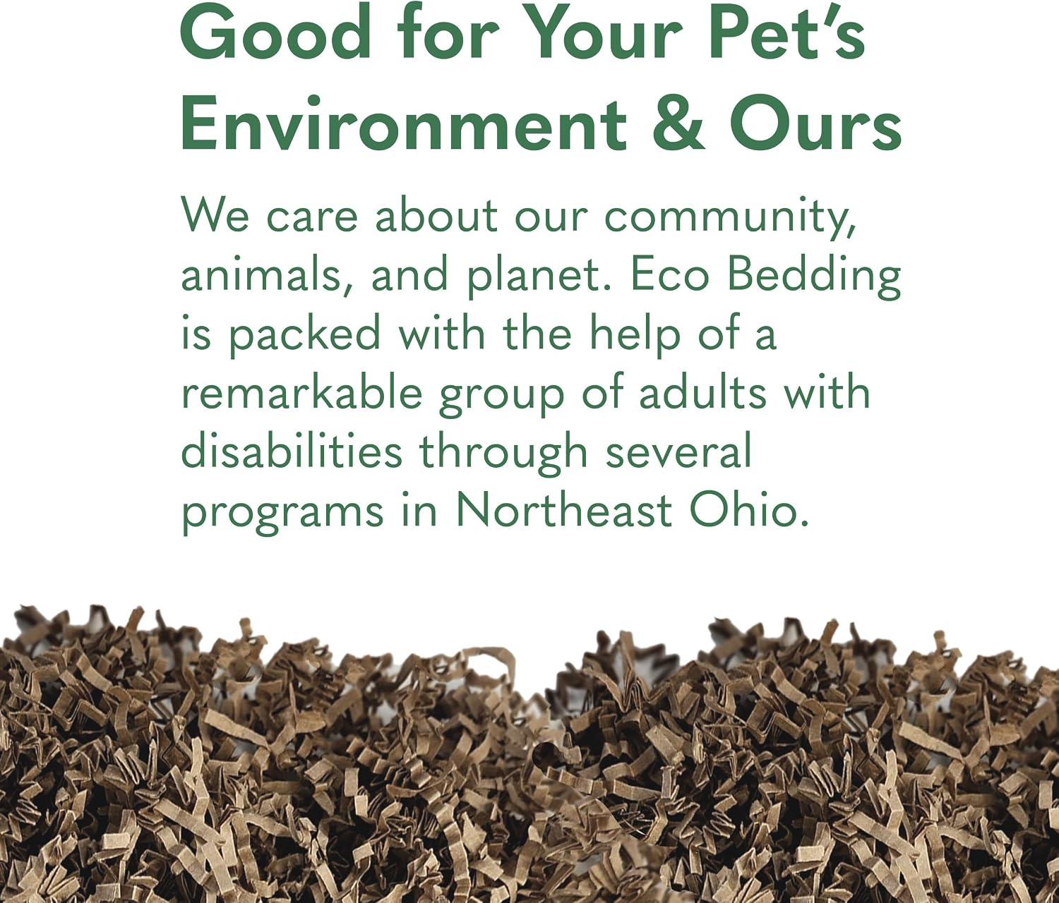 99% Dust Free Paper Bedding for Small Pets and Birds, Eco Natural, 3 lb (Expands to 60 L)
