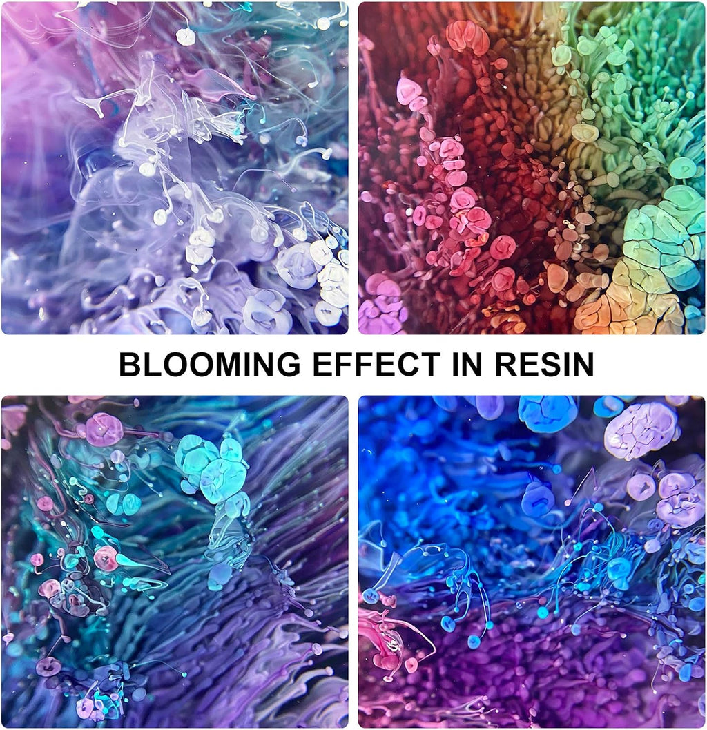Concentrated Alcohol Ink Set, 26 Vibrant Colors (Each 0.35oz) | Alcohol-Based Resin Ink, Alcohol Paint Resin Dye for