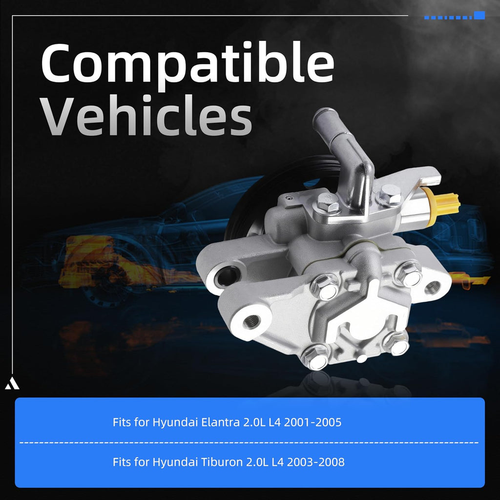 Power Steering Pump with Pulley, for Hyundai Elantra 2001-2005