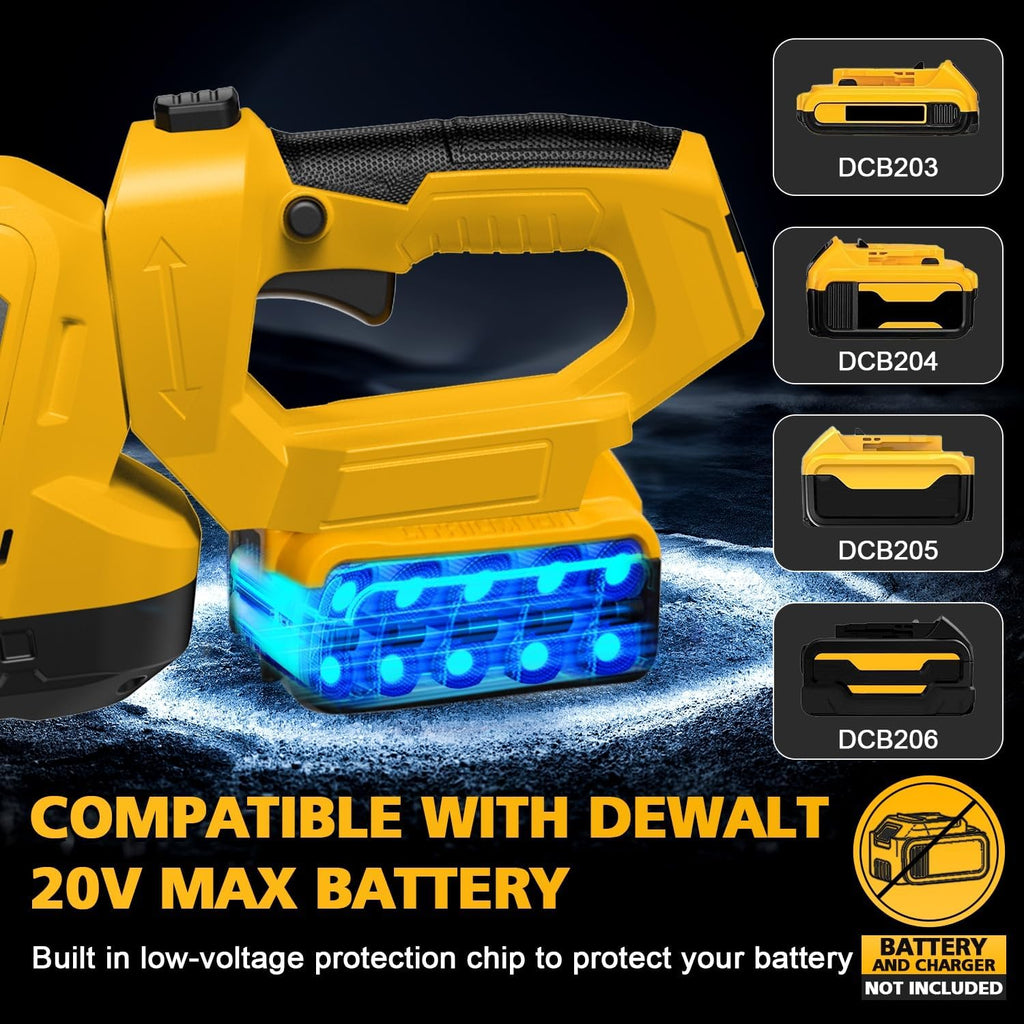 20.4" Hedge Trimmer Cordless Compatible with Dewalt 20V MAX Battery | Brushless Dual-Action,Lightweight 5 lbs,2/3"