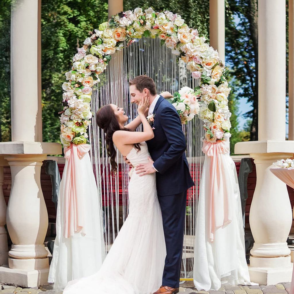 Arch Backdrop Stand, 7.2ft, Metal Wedding Arch Stand, Gold