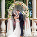 Arch Backdrop Stand, 7.2ft, Metal Wedding Arch Stand, Gold