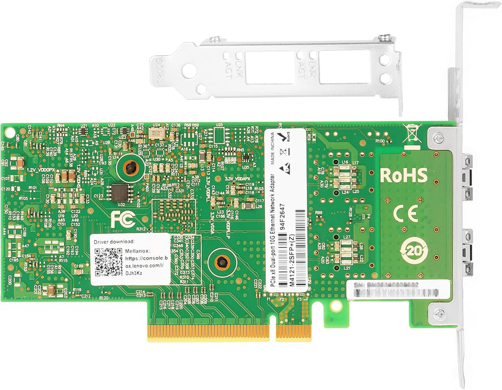 Vogzone for MCX4121A-XCAT ConnectX-4 Lx EN 10GbE Dual SFP+ PCIe 3.0 x8 NIC