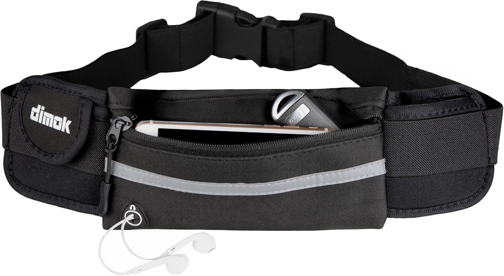 Running Belt Waist Pack - Water Resistant Runners Belt Fanny Pack for Hiking Fitness – Adjustable Running Pouch for