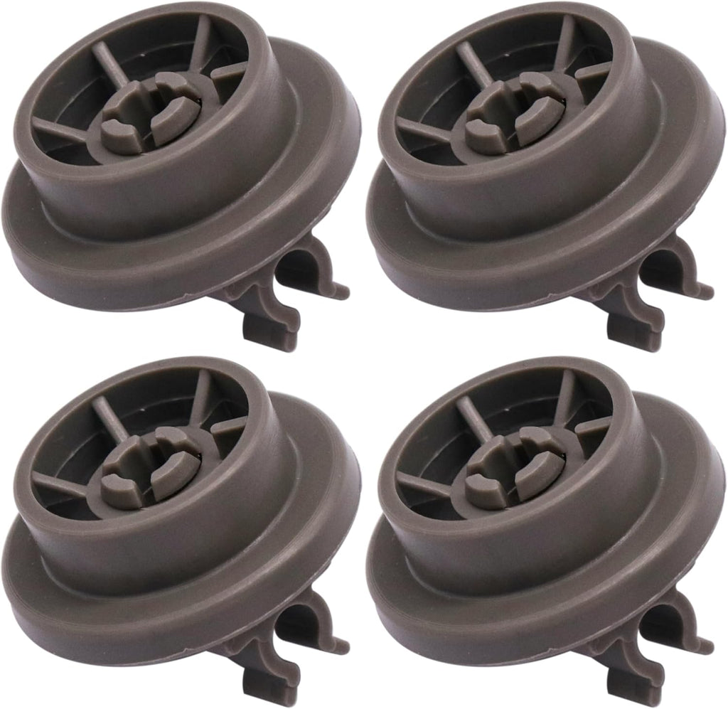 4 Pack Lower Rack Wheels for LG Dishwasher 4581DD3003B 4581DD3003C Gray