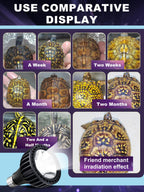 LED UVB Light for Reptiles, 10 Watts, 5.0 UVB